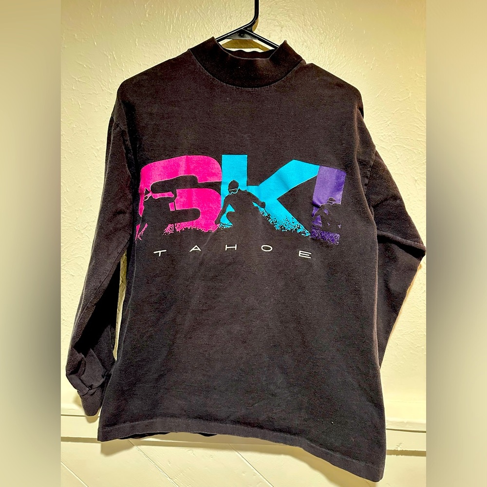 Vintage ski Tahoe long sleeve